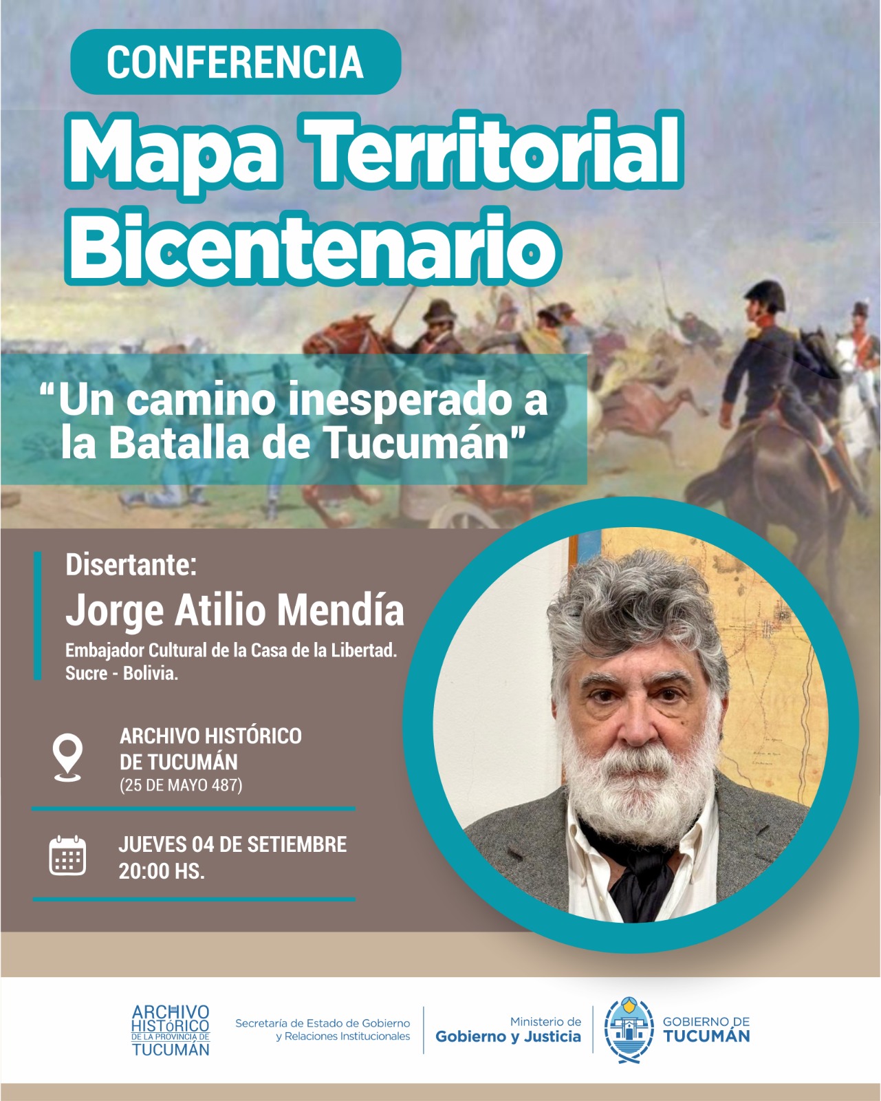 Conferencia titulada 
